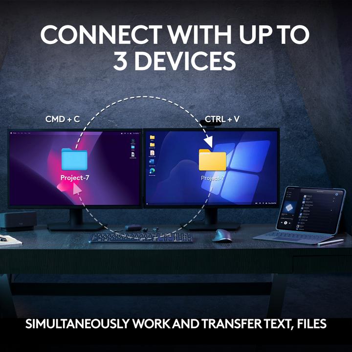 Image du produit Logitech MX Keys S Combo (DE, Sans fil)