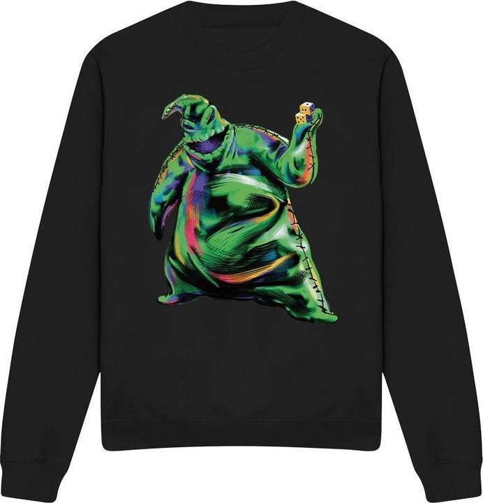 Actual product image The Nightmare Before Christmas Unisex Adult Oogie Boogie Painted Sweatshirt (M)