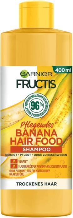 Activelab Garnier Fructis, Haarfrüchte Banane, Shampoo, 400 ml (400 ml, Flüssiges Shampoo)