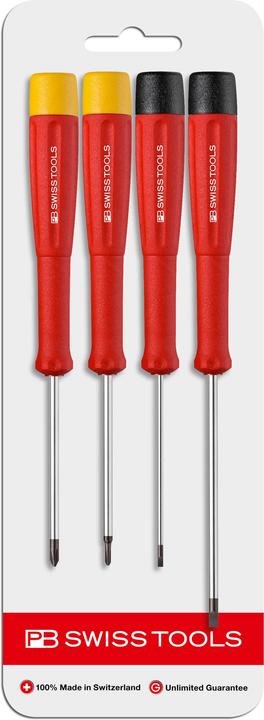 Image du produit PB Swiss Tools Jeux de tournevis (Vis fendues, Recouvrement cruciforme Phillipps (PH))