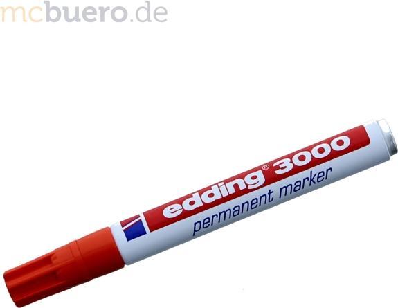 Produktbild Edding Permanent Marker 3000 (Orange, 3 mm, 1 x)