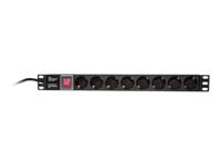 Image du produit LogiLink Barre d'alimentation (8 x, CEE 7/3, 2 m)
