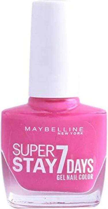 Actual product image Maybelline New York Superstay 7D Nail Polish Bubble Gum 155-Fuchsia Irise 10ml