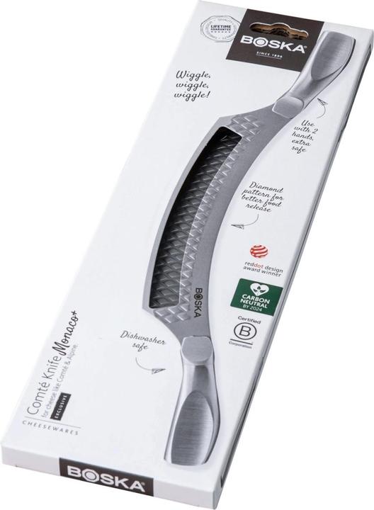 Actual product image Boska Cheese knife Comté Monaco+ No.7 silver stainless steel 290x80x10mm