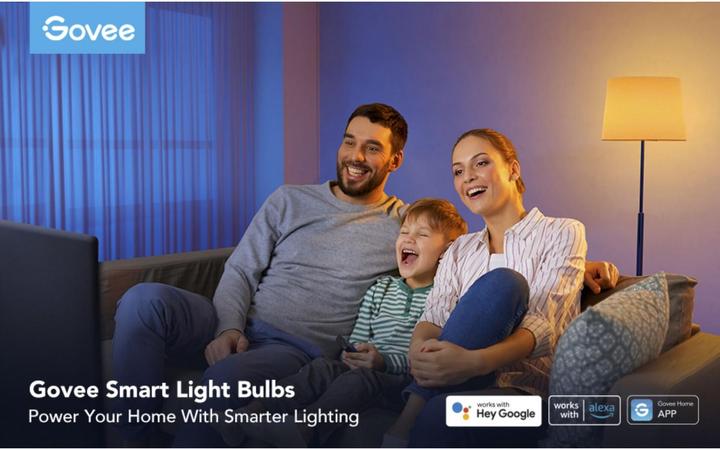 Actual product image Govee Smart Light Bulb (E27, 9 W, 1200 lm, 1 x, F)