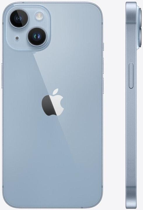 Immagine prodotto Re!commerce iPhone 14 (128 GB, Azzurro, Blu, 6.10", 12 Mpx, SIM + eSIM, B / Molto bene)