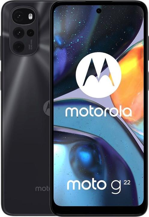 Produktbild Motorola Moto G22 (64 GB, Cosmic Black, 6.50", Dual SIM, 50 Mpx, 4G)
