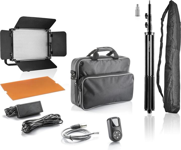 Actual product image Walimex LED Niova 600 Plus Daylight + Tripod WT-806 (Surface luminaire)