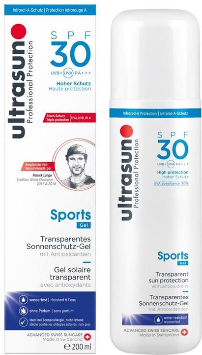 Image du produit Ultrasun Gel sport (Crème solaire, SPF 30, 200 ml)