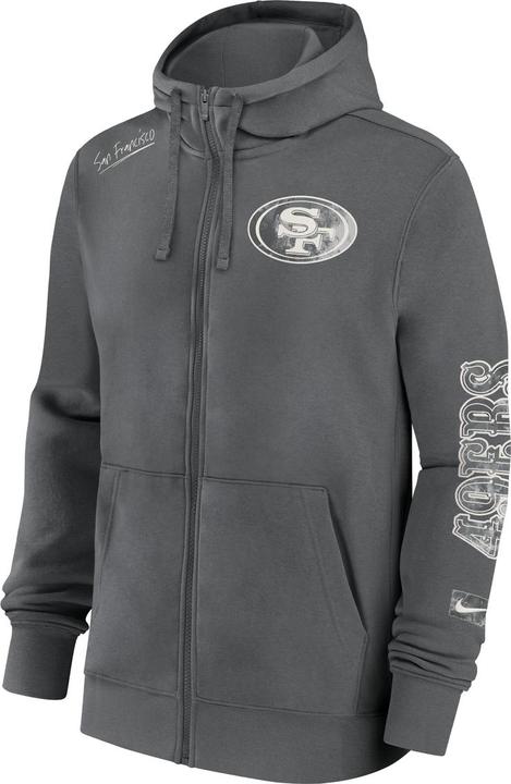 Actual product image Nike San Francisco 49ers Full-Zip Fleece Hoodie M (M)