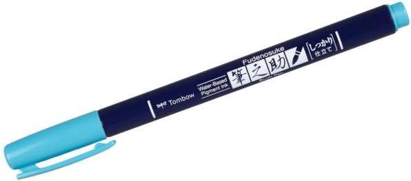 Produktbild Tombow Kalligraphie-stift (Neonblau, 1 x)