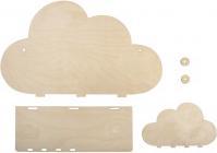 Actual product image Rayher Wooden kit shelf cloud, FSCMixCred, natural, 1 p