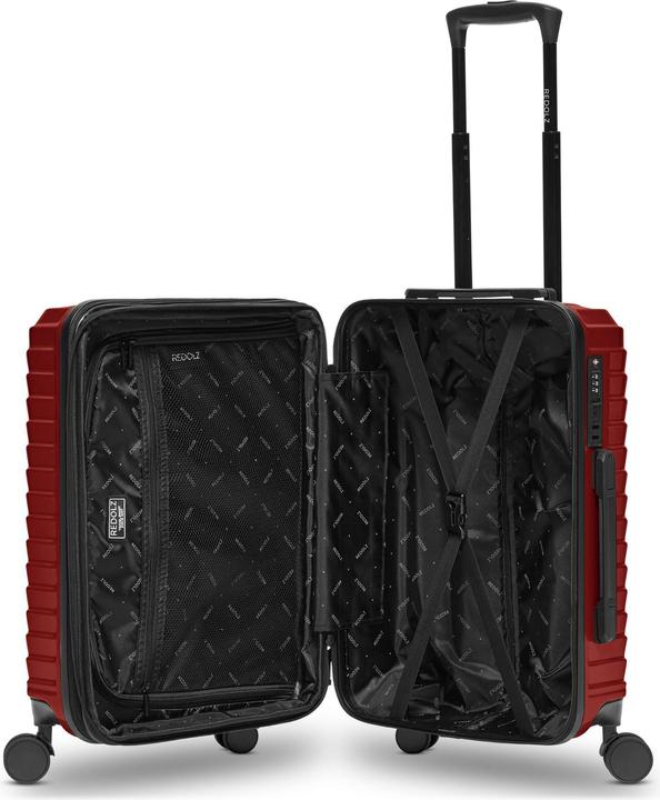 Actual product image Redolz Essentials 18 4-wheel cabin trolley 55 cm with stretch fold (44 l, Hand luggage (up to 50 litres))