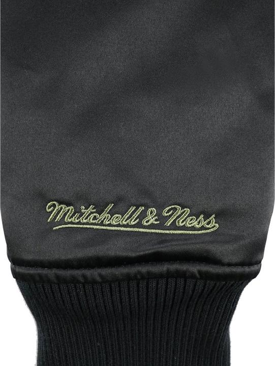 Produktbild Mitchell & Ness M&N Satin Bomber Jacke - FLIGHT Chicago Bulls schwarz - L (L)