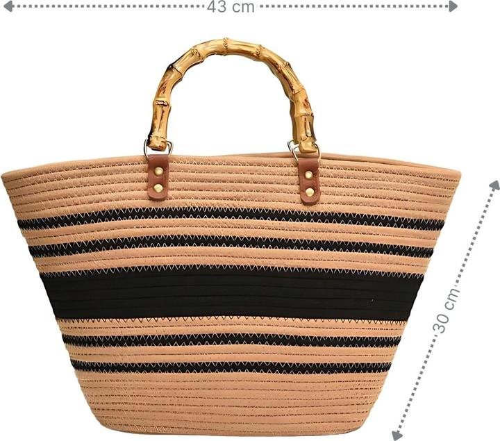 Immagine prodotto Hermex Borsa da spiaggia Borsa da spiaggia Borsa da picnic Borsa da shopping Borsa da viaggio