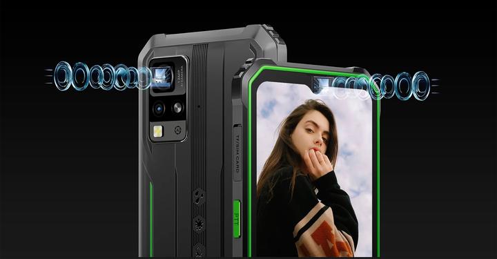 Actual product image Blackview MOBILE PHONE BV4800/3/64GB GREEN (64 GB, Black / Green, 6.56", 13 Mpx, 4G)