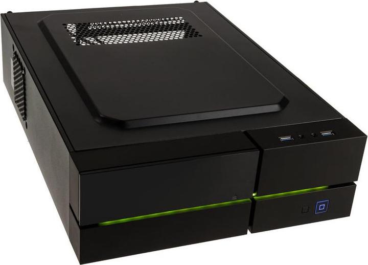 Actual product image AeroCool Go Mini Playa Slim Black MicroATX/MiniITX o.N. - Cases - Micro/Mini/ (mATX, Mini-ITX)