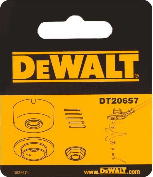 Actual product image DeWalt Replacement blade adapter for battery lawn trimmer DCM571 (Weed whacker, Lawn mower blades + replacement blades garden machinery)