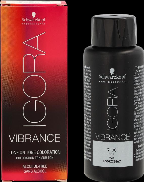 Produktbild Schwarzkopf Professional IGORA Vibrance Haartönung NEU (7-00 Mittelblond Extra)