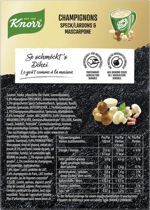 Immagine prodotto Knorr Zuppa rapida di funghi Suprême