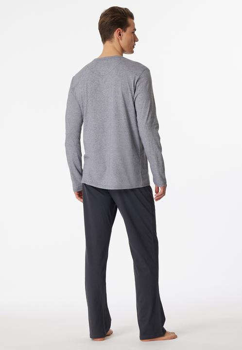 Actual product image Schiesser With button placket pyjamas long (102)
