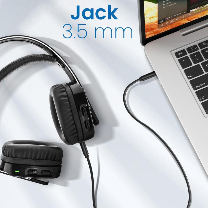 Produktbild Geemarc CL7500 Senioren Versterkte TV-Headset (Optische Aansluiting) (8 h, Kabelgebunden)