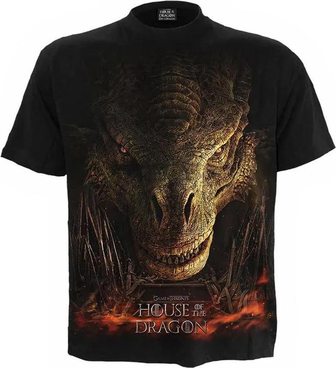 Immagine prodotto Spiral Dragon Throne Maglietta La Casa del Drago Adulto Unisex (M)