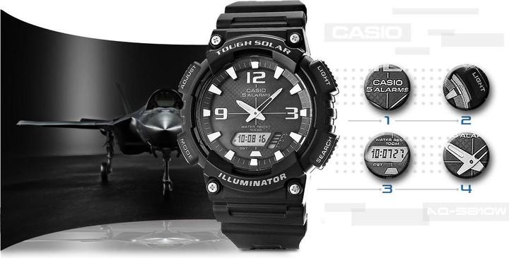 Immagine prodotto Casio OROLOGIO UOMO AQ-S810W 1AV (zd044h) - TELECAMERE SOLARI