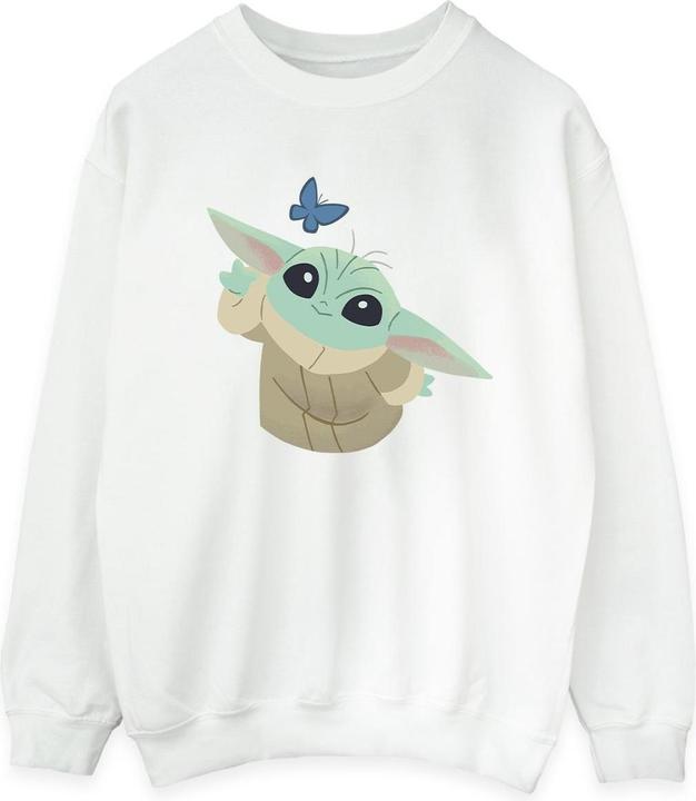 Star Wars The Mandalorian Butterfly Catching Sweatshirt (S)