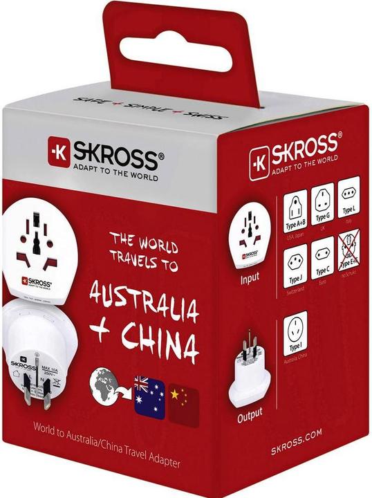 Image du produit Skross World to Australia + China