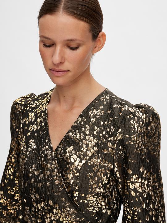 Immagine prodotto Selected Femme Mini abito in jacquard metallizzato (38)