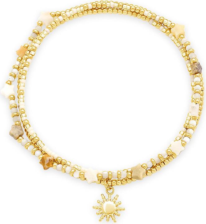 Beige, Gelbgold, Weiss