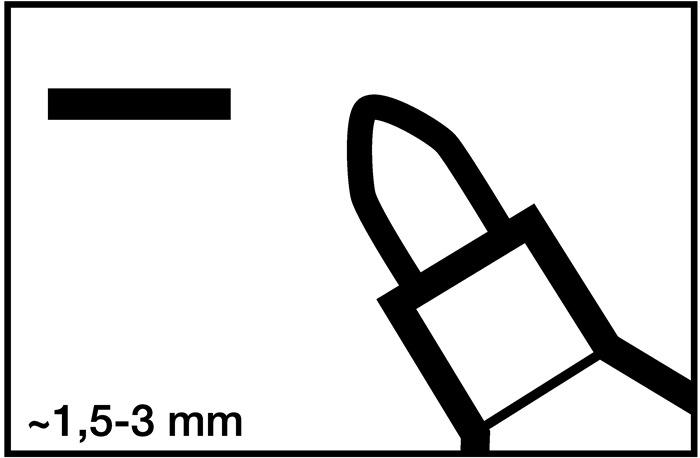 Produktbild Edding Permanent Marker 3000 (Grün, 1.50 mm, 1 x)