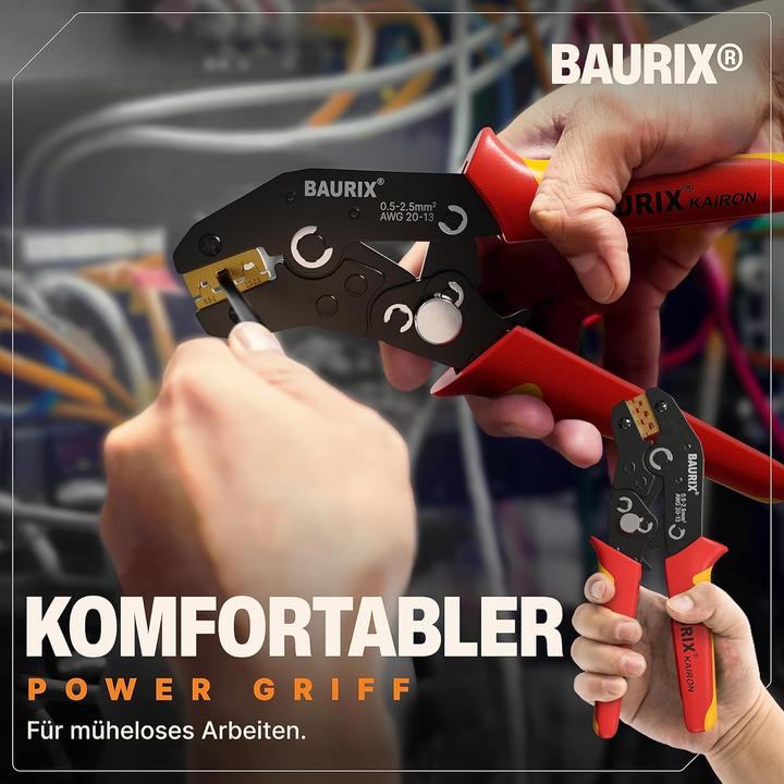 Produktbild Baurix Crimpzange Kairon