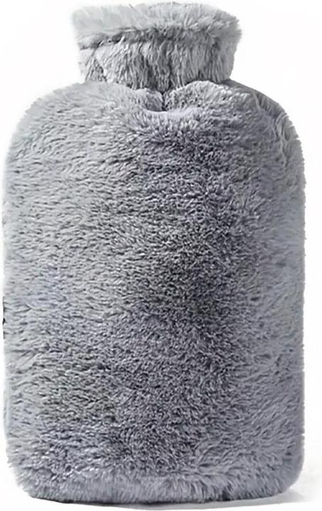 Actual product image ASMI Fluffy hot water bottle, bed bottle, 1 litre (1 l)