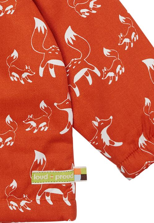 Produktbild loud + proud Kinder Outdoorjacke gefüttert Terracotta (80)