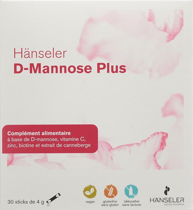 Image du produit Hänseler D-Mannose Plus pdr (30 pièce(s), Stylo, 158 g)