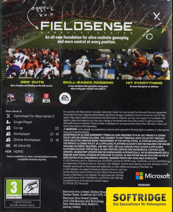 Produktbild EA Games Madden NFL 23 (Xbox Series X, DE)