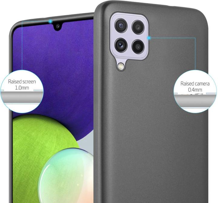 Immagine prodotto Cadorabo Manicotto metallico opaco in TPU (Samsung Galaxy M22, Samsung Galaxy A22, Samsung Galaxy A32)