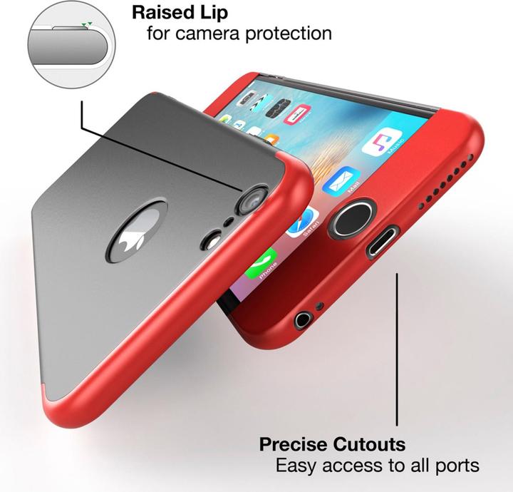 Immagine prodotto Nalia Custodia per cellulare a 360 gradi (Apple iPhone 6 Plus, Apple iPhone 6s Plus)