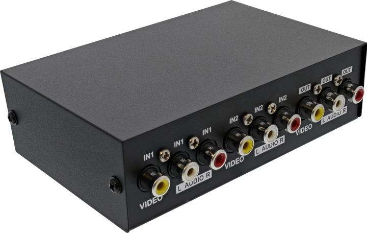 Actual product image InLine Video/audio switch
