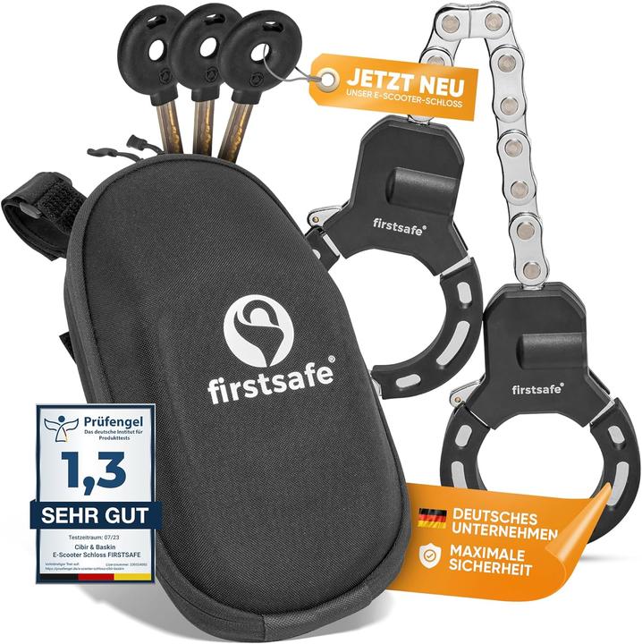 Image du produit Firstsafe E-Scooter Handschellenschloss