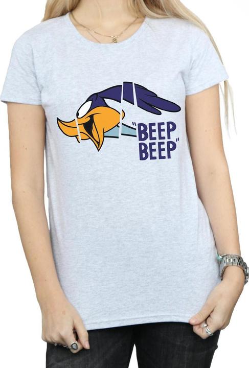 Actual product image Looney Tunes Womens/Ladies Beep Beep Road Runner Cotton T-Shirt (XL)