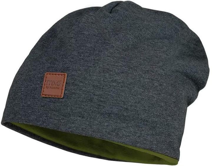 Image du produit Maximo Bonnet Bonnet réversible anthracite chiné/olive Gr. 55 (55)
