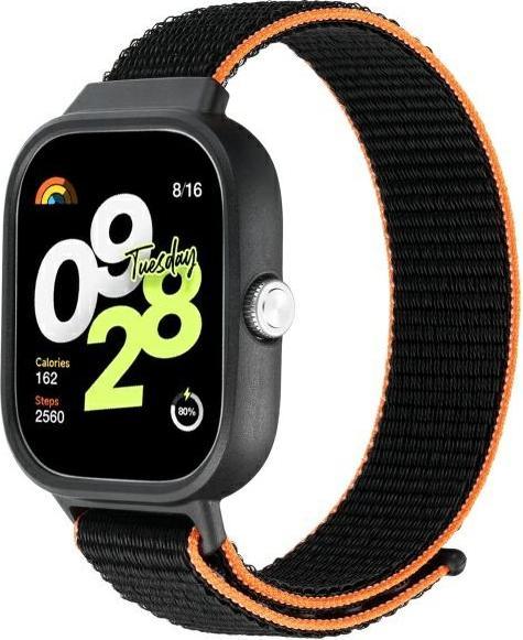 Beline pasek Redmi Watch 4 czarno-pomarańczowy/blak-orange