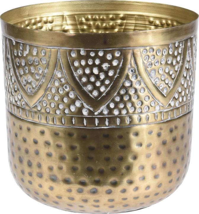 Immagine prodotto Casativo Vaso di fiori rustico, etno, metallo martellato (1 x, 19 x 18 cm)