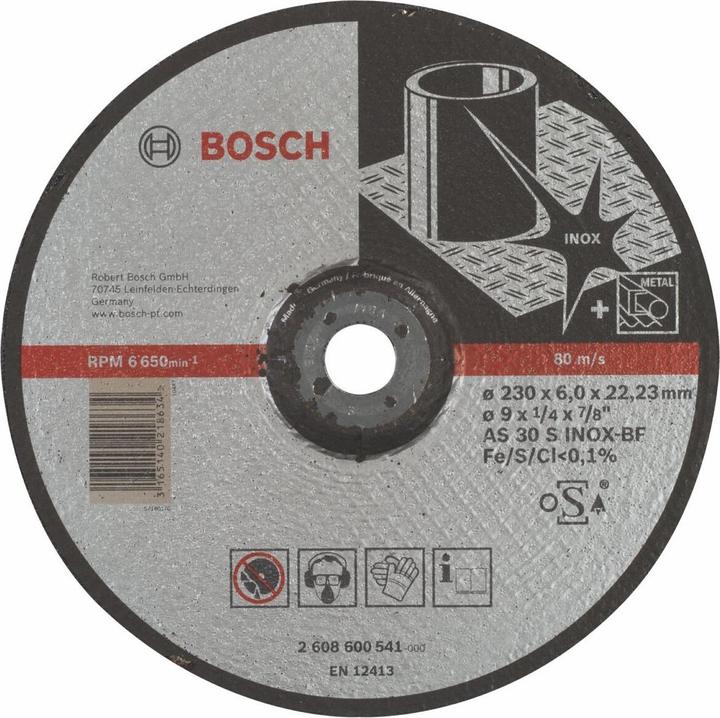 Bosch Professional Zubehör Slijpschijf geslingerde Expert voor Inox AS 30 S IN (Diverse)