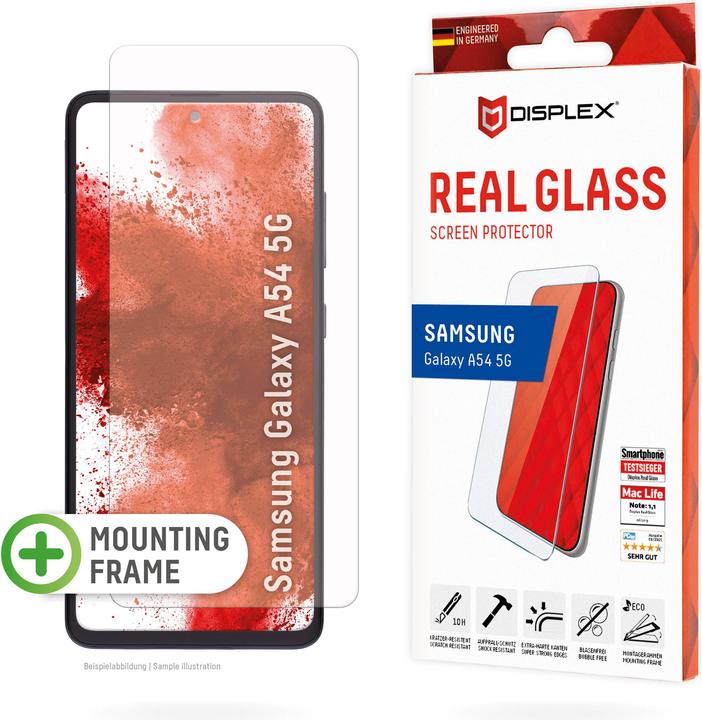 Image du produit Displex Real Glass, 2D Panzerglas (1 pièce(s), Samsung Galaxy A54 5G)