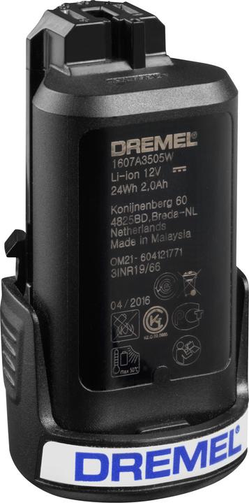 Produktbild Dremel Ersatzakku 12 V Lithium-Ion 2.0 Ah für Typ 8220 (12 V)