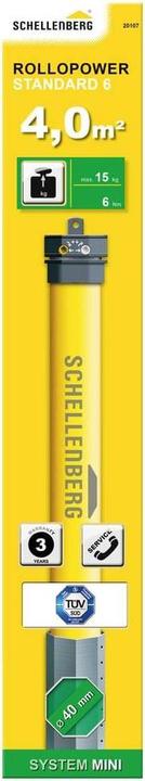 Produktbild Schellenberg Mini STANDARD 6Nm 20107 Rohrmotor 40mm 15kg 98W 6 Nm